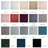 Adele Sham | a grid of organic cotton damask, adele fabric, in current colorways - Fall 2024.