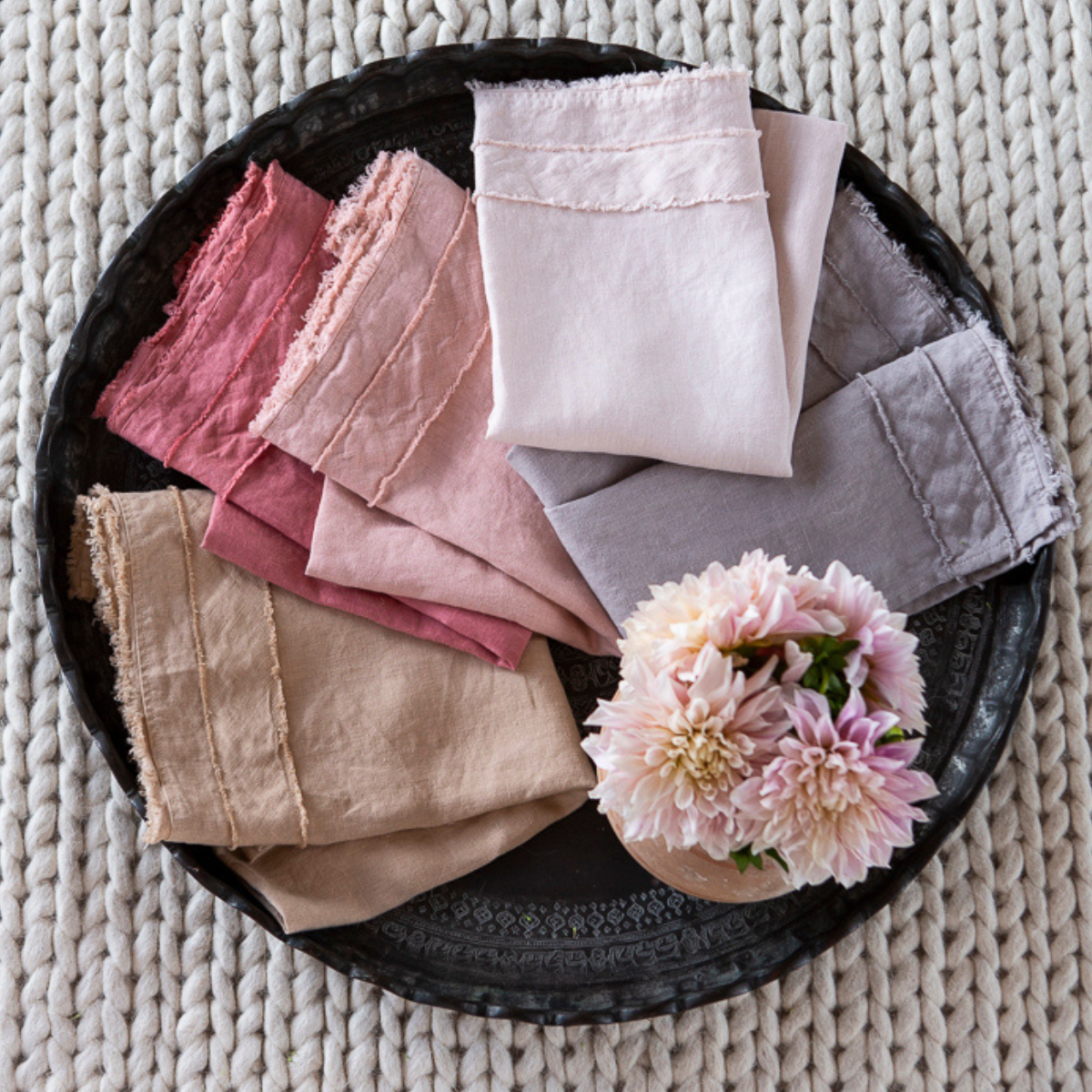 Linen guest towel sale