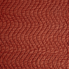 Cirillo Twin Coverlet | Autumn | A close-up of Cirillo fabric in the colorway, Autumn, a rich terracotta tone.