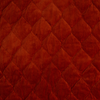 Harlow Yardage (Quilted) | Autumn | A close-up of Harlow fabric in the colorway, Autumn, a rich terracotta tone.