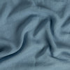 Linen Whisper Guest Towel | Tahoe Blue | a close up of lighweight linen guaze gently rumpled.