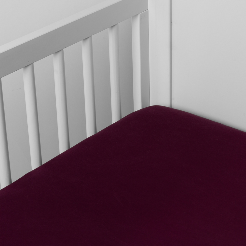 Burgundy discount crib bedding