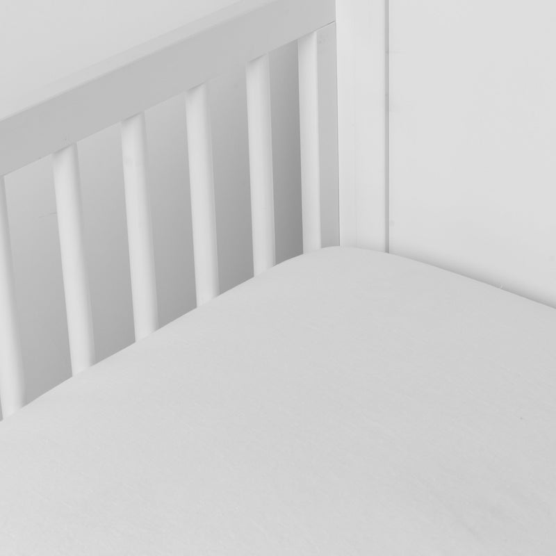 White cot bed sheets sale