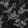 Lynette Yardage | Fog | A close up of embroidered silk velvet fabric in fog, a neutral-warm, soft mid-tone grey.