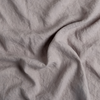 Midweight Linen Yardage | Moonlight | A close up of midweight linen fabric in moonlight, a saturated, cool, mid-dark grey tone.